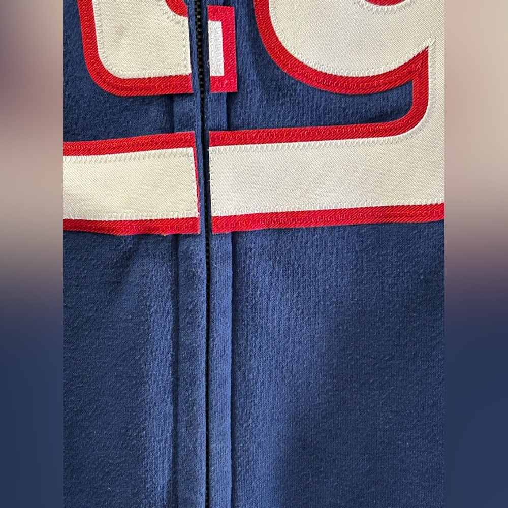 NFL Pro Line Blue Zip-Up Hoodie - Picture 6 of 10